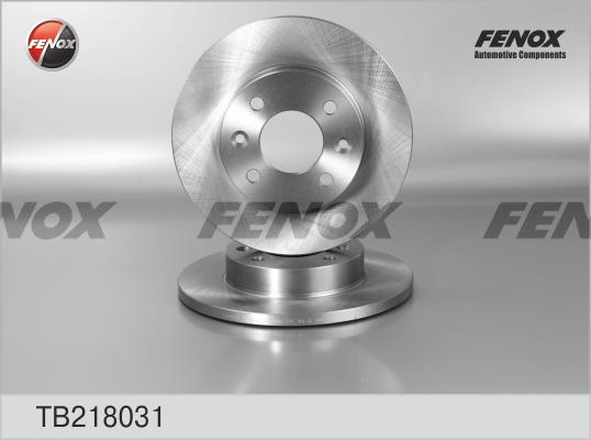 Fenox TB218031 - Тормозной диск autosila-amz.com