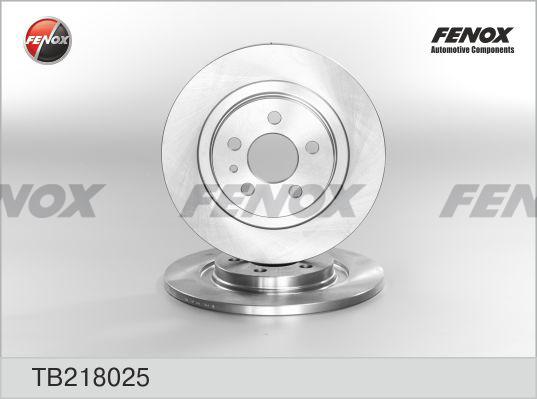 Fenox TB218025 - Тормозной диск autosila-amz.com