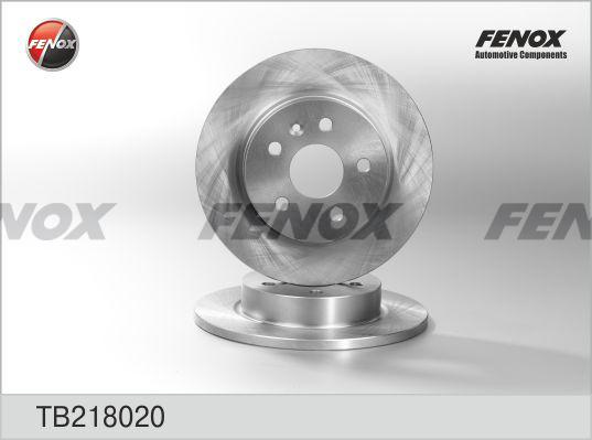 Fenox TB218020 - Тормозной диск autosila-amz.com