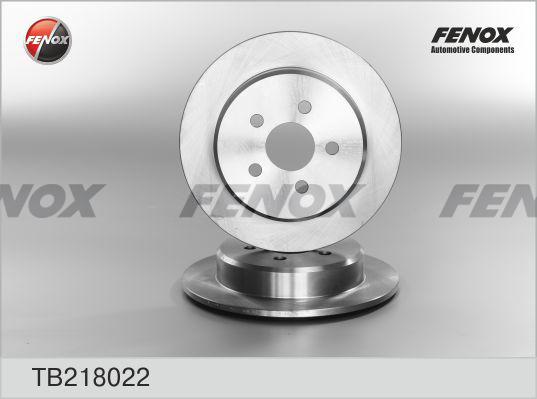 Fenox TB218022 - Тормозной диск autosila-amz.com