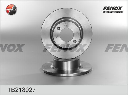 Fenox TB218027 - Тормозной диск autosila-amz.com