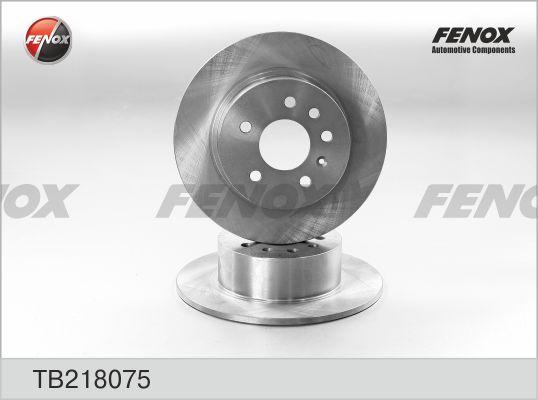 Fenox TB218075 - Тормозной диск autosila-amz.com