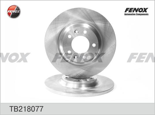 Fenox TB218077 - Тормозной диск autosila-amz.com