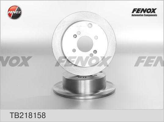 Fenox TB218158 - Тормозной диск autosila-amz.com