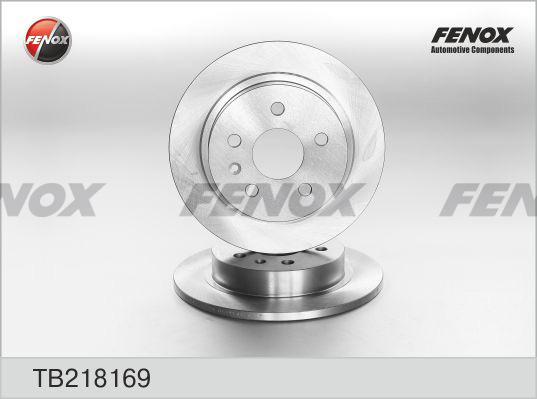 Fenox TB218169 - Тормозной диск autosila-amz.com