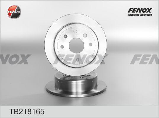 Fenox TB218165 - Тормозной диск autosila-amz.com