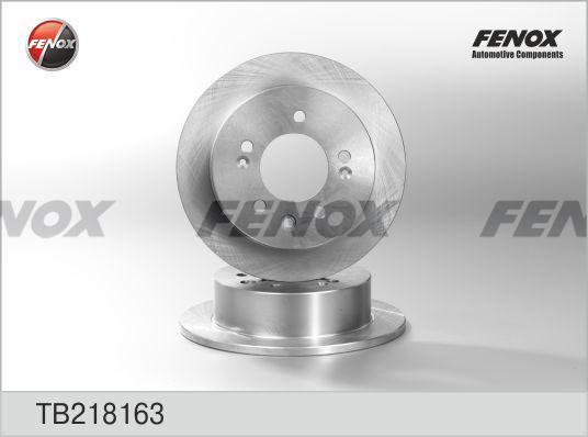 Fenox TB218163 - Тормозной диск autosila-amz.com