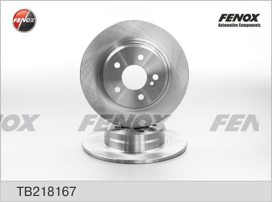 Fenox TB218167 - Тормозной диск autosila-amz.com