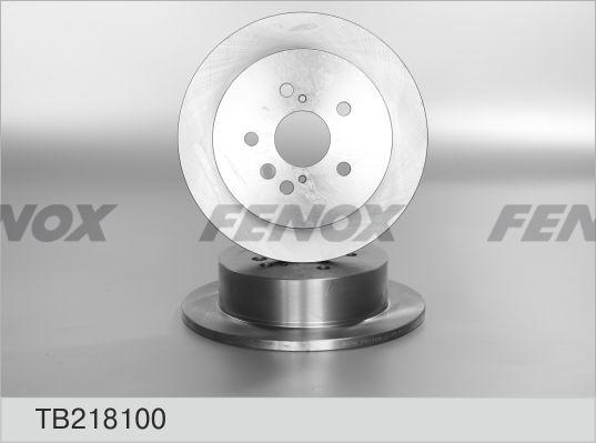 Fenox TB218100 - Тормозной диск autosila-amz.com