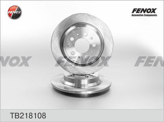 Fenox TB218108 - Тормозной диск autosila-amz.com