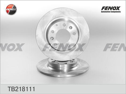 Fenox TB218111 - Тормозной диск autosila-amz.com