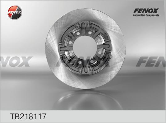 Fenox TB218117 - Тормозной диск autosila-amz.com