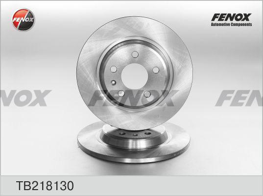 Fenox TB218130 - Тормозной диск autosila-amz.com