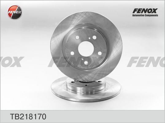 Fenox TB218170 - Тормозной диск autosila-amz.com