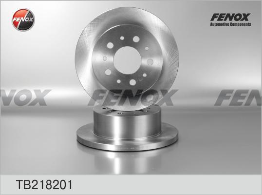 Fenox TB218201 - Тормозной диск autosila-amz.com