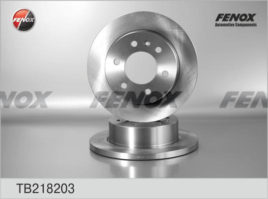 Fenox TB218203 - Тормозной диск autosila-amz.com