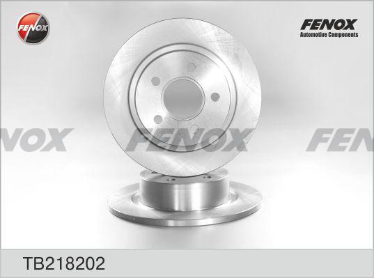 Fenox TB218202 - Тормозной диск autosila-amz.com