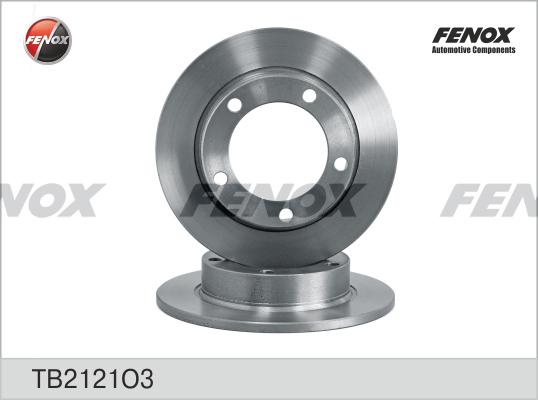 Fenox TB2121O3 - Тормозной диск autosila-amz.com