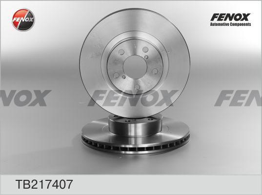 Fenox TB217407 - Тормозной диск autosila-amz.com