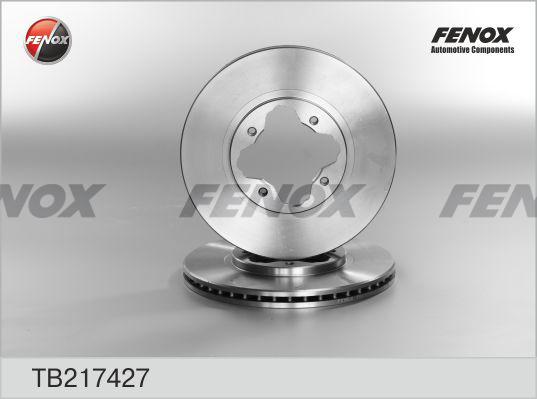 Fenox TB217427 - Тормозной диск autosila-amz.com