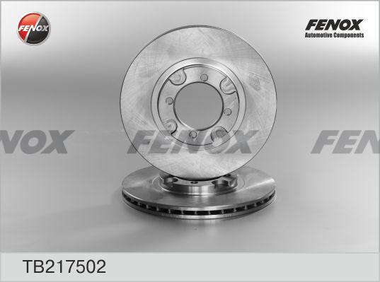 Fenox TB217502 - Тормозной диск autosila-amz.com