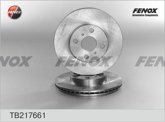Fenox TB217661 - Тормозной диск autosila-amz.com