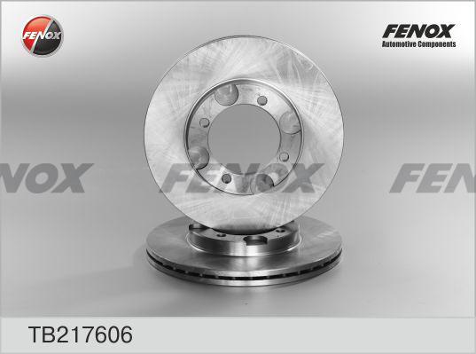 Fenox TB217606 - Тормозной диск autosila-amz.com