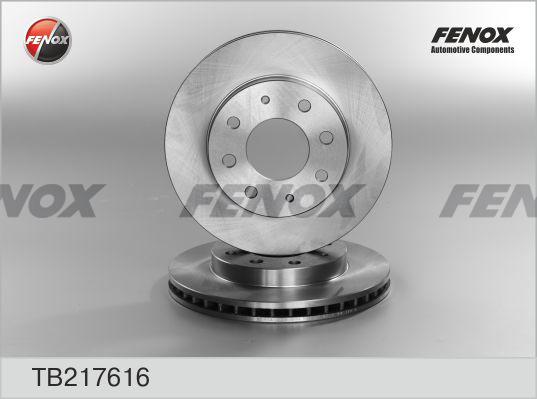 Fenox TB217616 - Тормозной диск autosila-amz.com