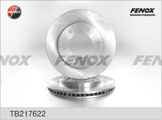 Fenox TB217622 - Тормозной диск autosila-amz.com