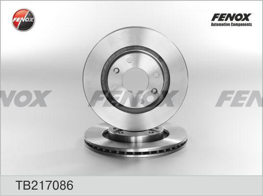 Fenox TB217086 - Тормозной диск autosila-amz.com