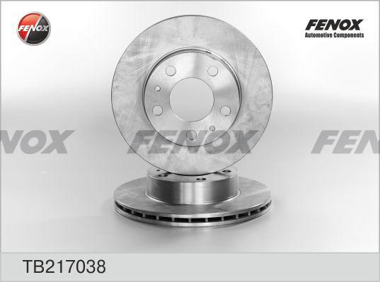 Fenox TB217038 - Тормозной диск autosila-amz.com