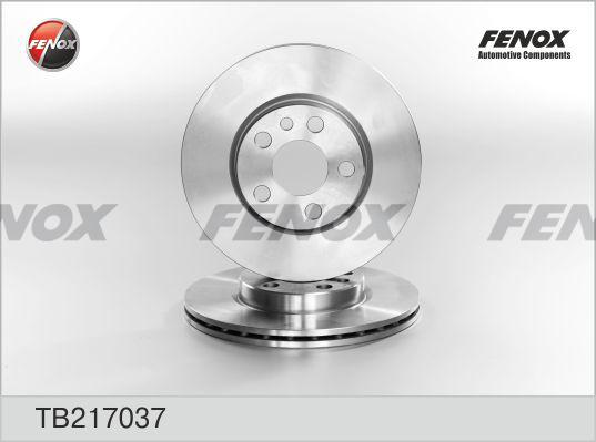 Fenox TB217037 - Тормозной диск autosila-amz.com