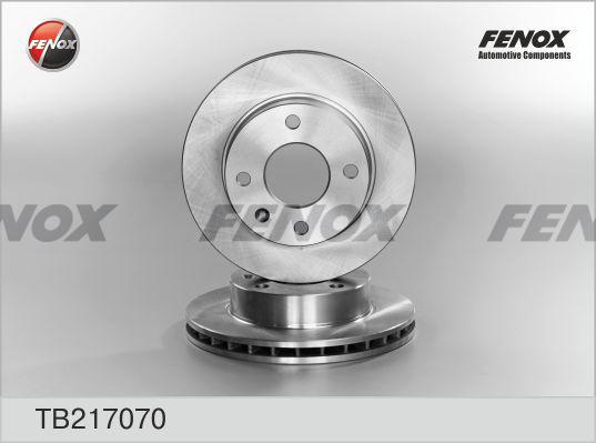 Fenox TB217070 - Тормозной диск autosila-amz.com