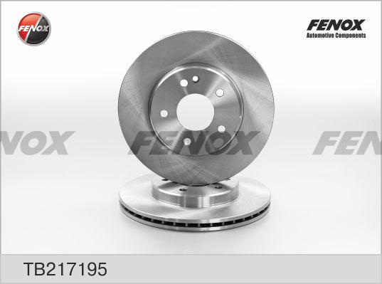 Fenox TB217195 - Тормозной диск autosila-amz.com