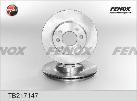 Fenox TB217147 - Тормозной диск autosila-amz.com