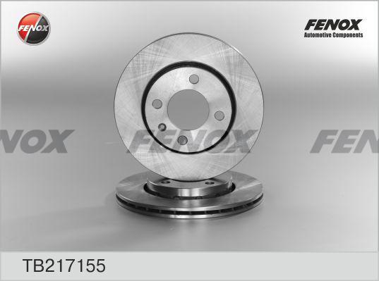 Fenox TB217155 - Тормозной диск autosila-amz.com