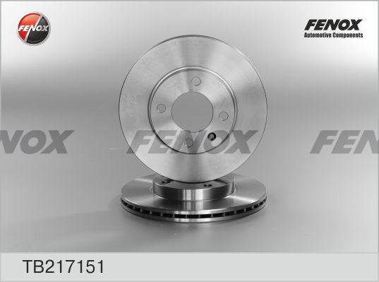Fenox TB217151 - Тормозной диск autosila-amz.com