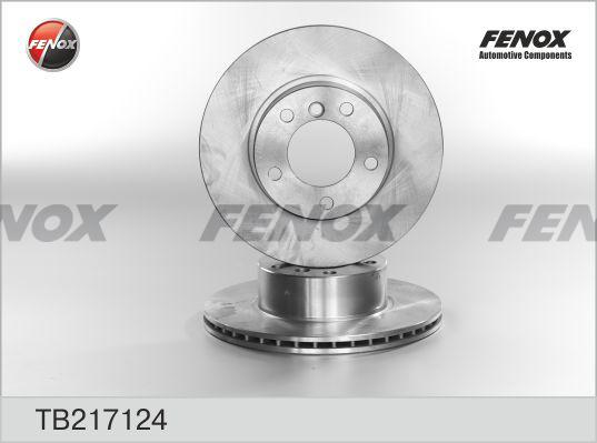 Fenox TB217124 - Тормозной диск autosila-amz.com