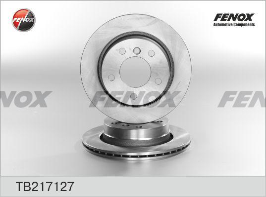 Fenox TB217127 - Тормозной диск autosila-amz.com