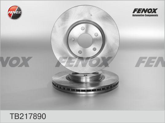 Fenox TB217890 - Тормозной диск autosila-amz.com