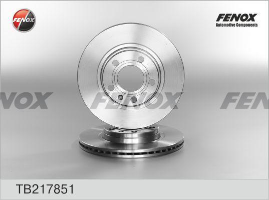 Fenox TB217851 - Диск тормозной передний вентилируемый AUDI A4 (B5, B6) / VW Passat (цена за 1 шт., мин. кол-во 2 шт. autosila-amz.com