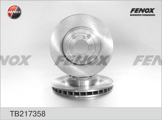 Fenox TB217358 - Тормозной диск autosila-amz.com