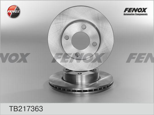 Fenox TB217363 - Тормозной диск autosila-amz.com