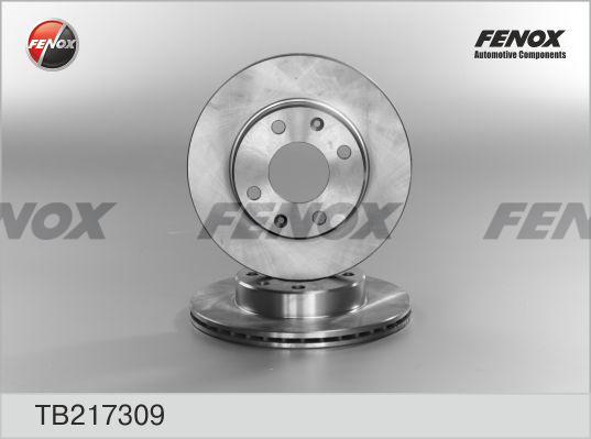 Fenox TB217309 - Тормозной диск autosila-amz.com