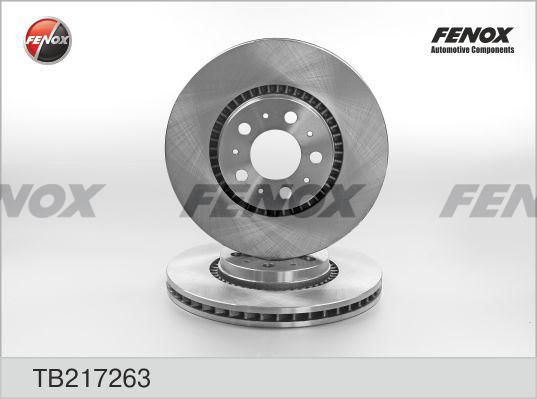 Fenox TB217263 - Тормозной диск autosila-amz.com
