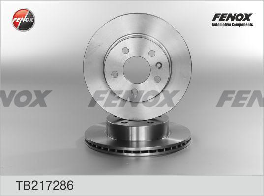 Fenox TB217286 - Тормозной диск autosila-amz.com
