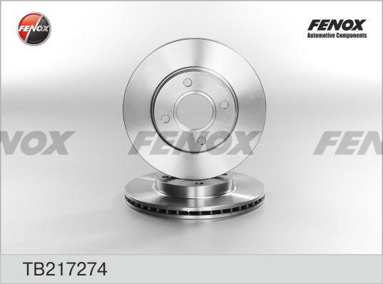 Fenox TB217274 - Тормозной диск autosila-amz.com