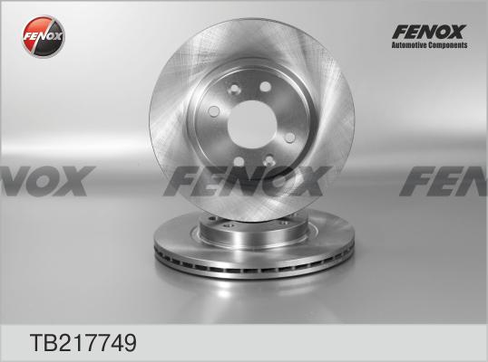 Fenox TB217749 - Тормозной диск autosila-amz.com