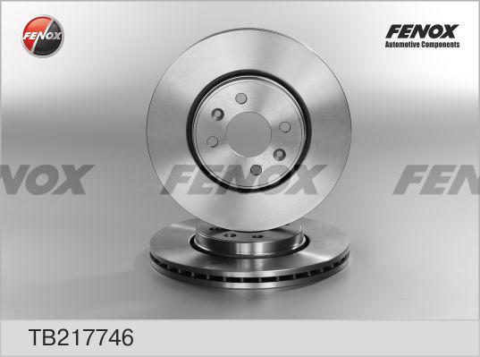 Fenox TB217746 - Тормозной диск autosila-amz.com