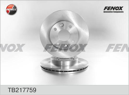 Fenox TB217759 - Тормозной диск autosila-amz.com